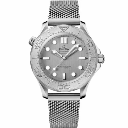 Omega Seamaster Diver 300M No-Date Master Co-Axial 42 Stainless Steel - Titanium / Grey / Bracelet 210.30.42.20.06.002 (21030422006002)